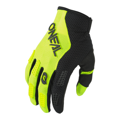 Manusi motocross pentru copii O'NEAL ELEMENT RACEWEAR BLACK/NEON YELLOW V.24