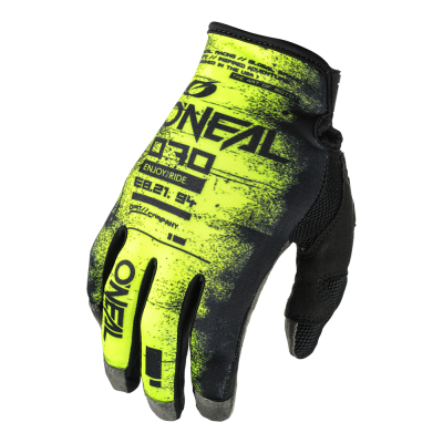 Manusi motocross O'NEAL MAYHEM SCARZ BLACK/NEON YELLOW V.24