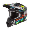 Casca motocross O'NEAL 2SERIES RANCID BLACK/WHITE  thumb