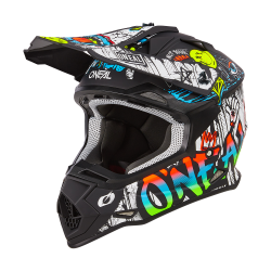 Casca motocross O'NEAL 2SERIES RANCID BLACK/WHITE  Casca motocross O'NEAL 2SERIES RANCID BLACK/WHITE