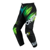 Pantaloni motocross O'NEAL ELEMENT VOLTAGE BLACK/GREEN