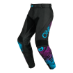 Pantaloni motocross O'NEAL MAYHEM SCARZ BLACK/BLUE V.24 thumb