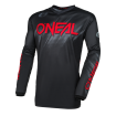 Bluza motocross O`NEAL ELEMENT voltage Negru/Rosu thumb