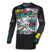Bluza motocross O`NEAL ELEMENT RANCID BLACK/WHITE thumb