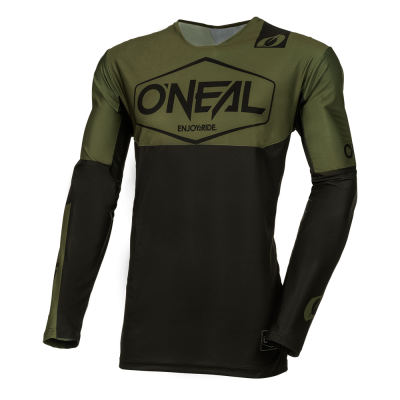 Bluza motocross O'NEAL MAYHEM HEXX V.24, Negru/Verde