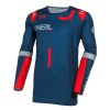 Bluza motocross O'NEAL PRODIGY FIVE THREE V.24, Albastru/Rosu