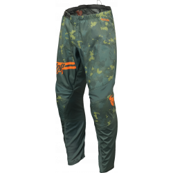 Pantaloni motocross pentru copii THOR YOUTH SECTOR DIGI GREEN/ORANGE
