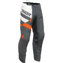 Pantaloni motocross pentru copii TTHOR YOUTH SECTOR CHECKER GRAY/ORANGE Pantaloni motocross pentru copii TTHOR YOUTH SECTOR CHECKER GRAY/ORANGE