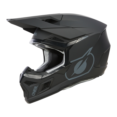 Casca motocross pentru copii O'NEAL 3SERIES SOLID V.24, Negru