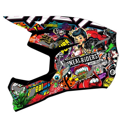 Casca motocross pentru copii O'NEAL 3SERIES CRANK V.24, Multicolor