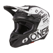 Casca motocross O'NEAL 5SERIES SCARZ V.24, Negru/Alb thumb