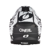 Casca motocross O'NEAL 5SERIES SCARZ V.24, Negru/Alb thumb