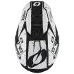 Casca motocross O'NEAL 5SERIES SCARZ V.24, Negru/Alb thumb