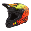 Casca motocross O'NEAL 5SERIES SCARZ V.24, Negru/Rosu/Galben thumb