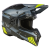 Casca enduro EX-SRS HITCH V.24, Negru/Gri/Galben thumb