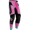 Pantaloni motocross MOOSE RACING QUALIFIER PINK/TEAL thumb