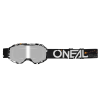 Ochelari cross pentru copii O'NEAL B-10 ATTACK SILVER MIRROR V.24, Negru/Alb