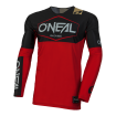 Bluza motocross O'NEAL MAYHEM HEXX V.24, Negru/Rosu thumb