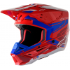 Casca motocross ALPINESTARS SM5 ACT 2 RED/BL
