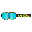 Ochelari motocross O'NEAL B-10 ATTACK RADIUM BLUE V.24, Negru/Galben thumb