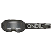 Ochelari motocross O'NEAL B-10 SOLID V.24, Negru/Transparent thumb