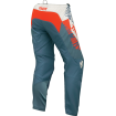 Pantaloni motocross pentru femei THOR WOMEN'S SECTOR SPLIT BLUE/ORANGE thumb