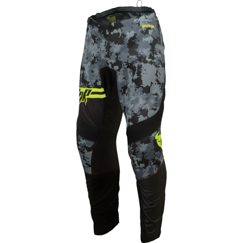 Pantaloni motocross THOR SECTOR DIGI GRAY/ACID