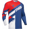 Bluza motocross THOR SECTOR CHECKER BLUE/ORANGE