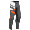 Pantaloni motocross THOR SECTOR CHECKER GRAY/ORANGE