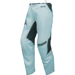 Pantaloni motocross pentru femei THOR WOMEN'S SECTOR SPLIT LIGHT BLUE