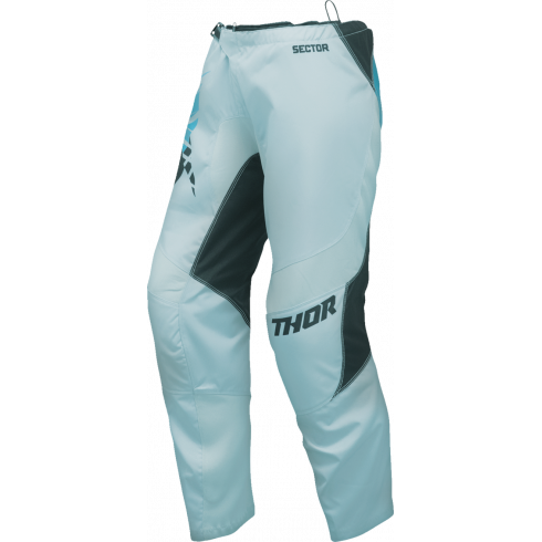 Pantaloni motocross pentru femei THOR WOMEN'S SECTOR SPLIT LIGHT BLUE