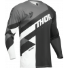 Bluza motocross THOR SECTOR CHECKER BLACK/GRAY