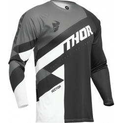 Bluza motocross THOR SECTOR CHECKER BLACK/GRAY Bluza motocross THOR SECTOR CHECKER BLACK/GRAY
