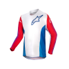 Bluza motocross pentru copii ALPINESTARS RAC-PNEU B/R/W