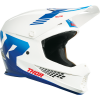 Casca motocross THOR SECTOR 2 CARVE WHITE/BLUE