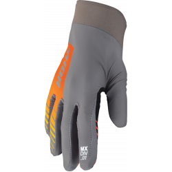 Manusi motocross THOR AGILE SOLID GRAY/ORANGE Manusi motocross THOR AGILE SOLID GRAY/ORANGE