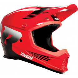 Casca motocross THOR SECTOR 2 CARVE RED/BLACK