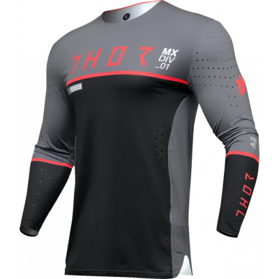 Bluza motocross THOR PRIME ACE BLACK/CHARCOAL