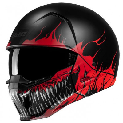 Casca HJC i20 Scraw MC1SF BLACK/RED MATT