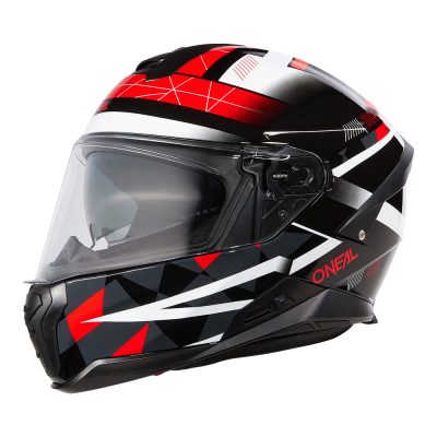 Casca O'NEAL CHALLENGER EXO V.24, Negru/Gri/Rosu