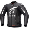 Geaca de piele ALPINESTARS GP PLUS R V4 BLACK/WHITE