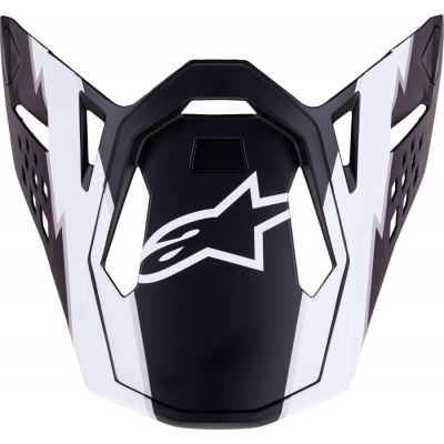 Cozoroc pentru casca motocross ALPINESTARS Supertech M10 BLACK/WHT