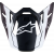 Cozoroc pentru casca motocross ALPINESTARS Supertech M10 BLACK/WHT Cozoroc pentru casca motocross ALPINESTARS Supertech M10 BLACK/WHT thumb