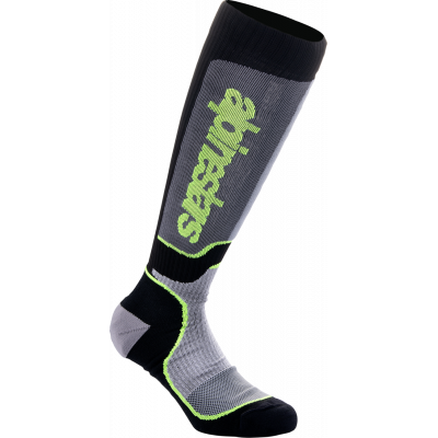 Sosete motocross ALPINESTARS MX PLUS BLK/GY/YLW