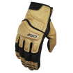 Manusi moto de piele ICON SUPERDUTY3 - TAN thumb
