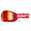 Ochelari motocross 100% STRATA2 RED - MIRROR RED 24 Ochelari motocross 100% STRATA2 RED - MIRROR RED 24 thumb
