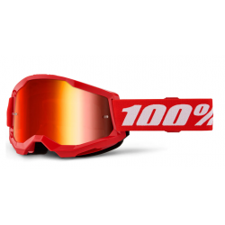Ochelari motocross 100% STRATA2 RED - MIRROR RED 24 Ochelari motocross 100% STRATA2 RED - MIRROR RED 24