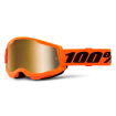 Ochelari motocross 100% STRATA2 NEON ORANGE - MIRROR TRUE GOLD 24 Ochelari motocross 100% STRATA2 NEON ORANGE - MIRROR TRUE GOLD 24 thumb