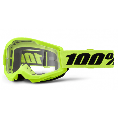 Ochelari motocross 100% STRATA2 NEON YELLOW 24