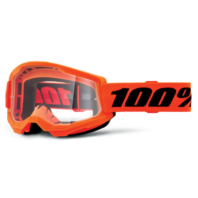 Ochelari motocross 100% STRATA2 NEON ORANGE 24
